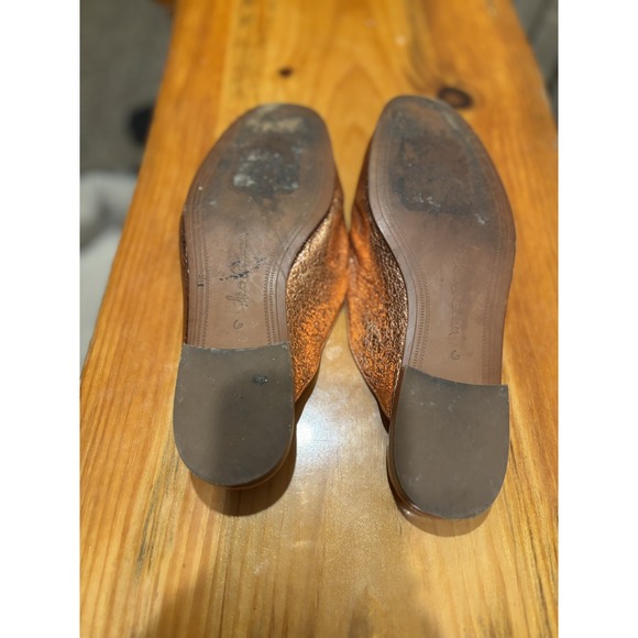 Sam Edelman Laurna Women's Mules Metallic Copper Leather Size 6  Gorgeous Shoe ✨ - Picture 5 of 6